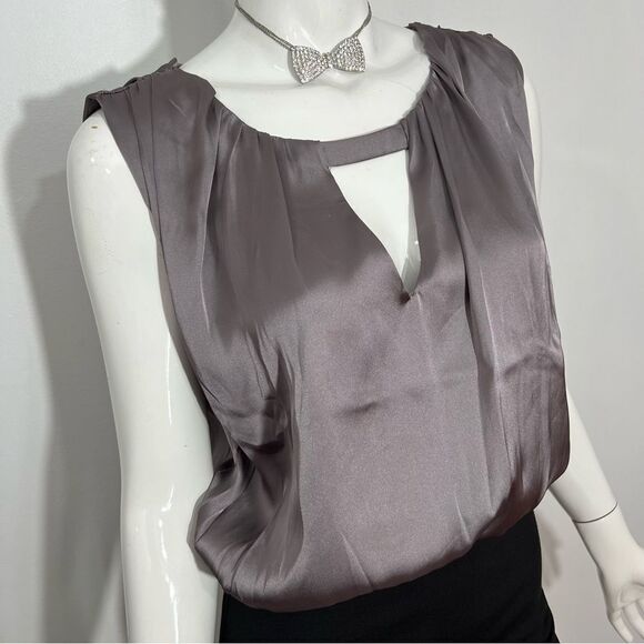 NWOT One Clothing Gray Blouson Black Skirt Mini Dress‎ - XS - Picture 4 of 13